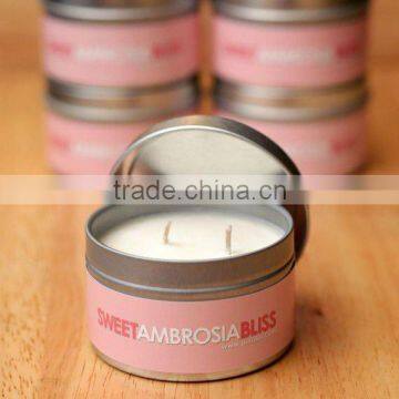 Decorative Scented Candle in Tin Box