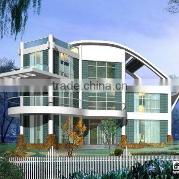 environmental steel material for prefabricated house Light steel villa housing supply