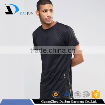 Guangzhou Daijun Hot Sale Embroidery Zip Up 180g 100% Cotton Breathable Latest Shirt Designs For Men 2016