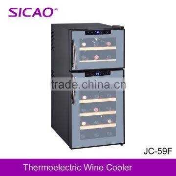 21 bottle 59litre charming design two door wine fridge