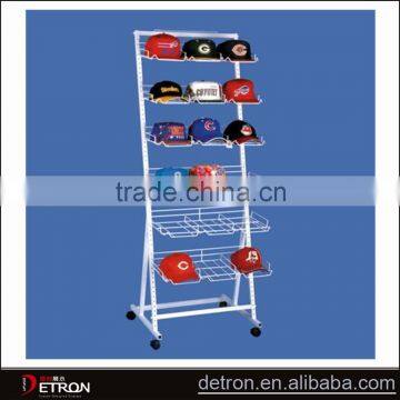 metal hat baskets display stand