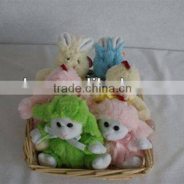 Cute plush Easter animals