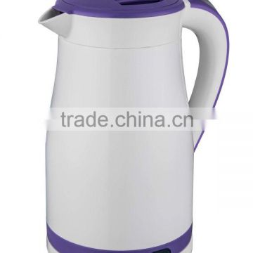 Customized 1.2 1.5L White Plastic Automatic Electric Kettle made in Baidu China