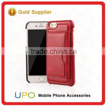 [UPO] Multifunction Genuine Universal Leather Cell Phone Covers Cases for iPhone 6 with Card Slot