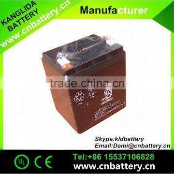 Low self-dischargeable lead acid battery 12v4.5ah maintenance free batery