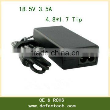 Replacement laptop ac adapter for HP/Compaq 18.5V 3.5A 65W