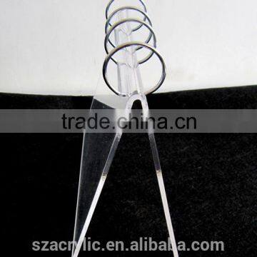 Transparent Crystal Acrylic Calendar Display Rack photo-3