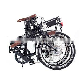 EN15194 certificated folding style electric bicycle with panasonic lithium battery