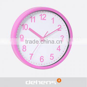 DEHENG 8inch cheap and hot selling plastic wall clock