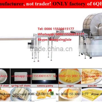 automatic samosa pastry machine/spring roll pastry machine/injera machine/crepe machine ( real factory not trader)