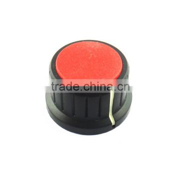 Red and black voloume knob,audio accessories