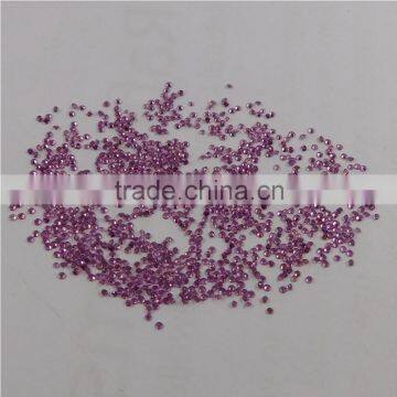 NATURAL RHODOLITE GARNET CUT FACETED GOOD COLOR & QUALITY 1 MM ROUND LOT