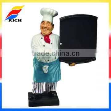 custom design figure home decor chef statue