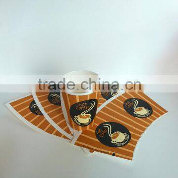 A Series of Foodgrade Pe Coated Design Customer Own Paper Cup Fan