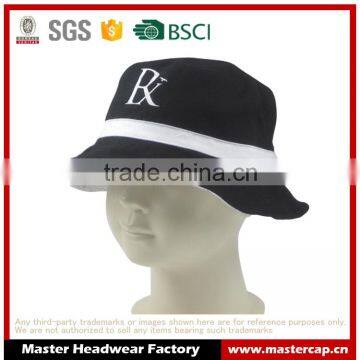 High Quanlity Commercial Black Bucket Hat With Printed LOGO photo-1