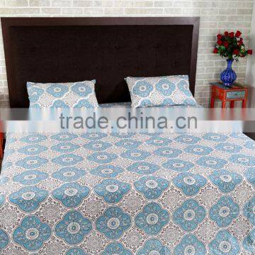 Cotton Bed Sheet New Designer Floral Printed Wholesale Bed Sheet Manufacturer In India