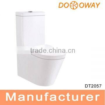 Western Style Bathroom Sanitary Ware Ceramic European Market Toilet D8080A photo-3