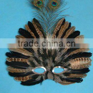 peacock Feather Mask