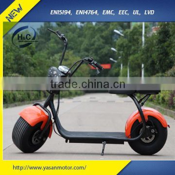 Yabo 2016 new fat tire 1000w 60v 12Ah 80km range electric scooter adult electric motorcycle