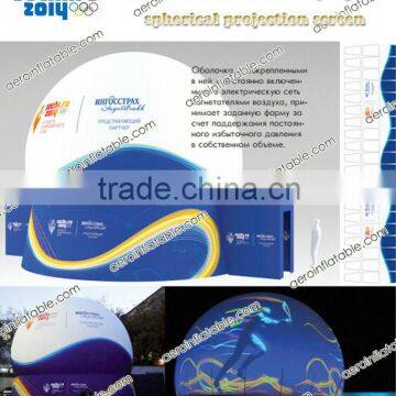 2014 Sochi Winter Olympics Inflatable round screen advertising