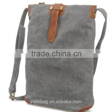 Retro trendy canvas sling bag for men