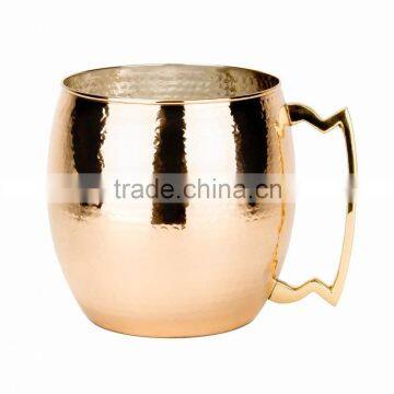 Old Dutch Jumbo Hammered Solid Moscow Mule Mug, 128-Ounce, Copper