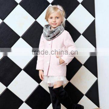 2016 European Style Kids Coat Fall Baby Cotton Girls Coat New Style Coat