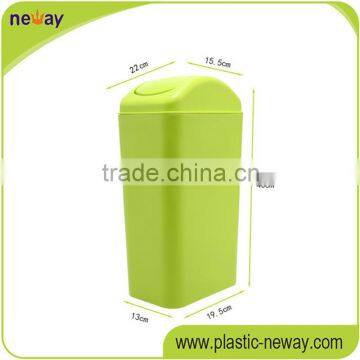 8L Eco-friendly Household Cheap Plastic Standing Small Novelty Trash Can photo-2