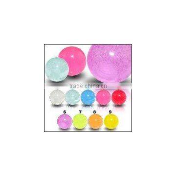 Attractive colors of UV Glow Ball Accessories piercing body jewelry