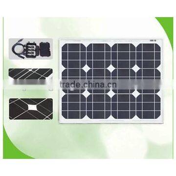 30W Mono solar power cell module with Ex-factory Price