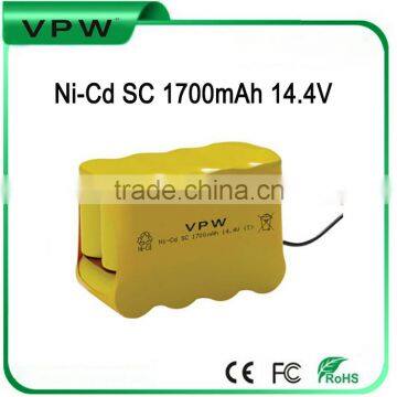 Swivel Sweeper Ni-Cd SC 1700mAh 14.4V Battery