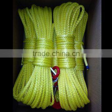 8mm x 30meters Grey Color Synthetic Winch Rope With Hook & Hawse Fairlead photo-4