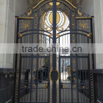 low price high quality house gate design and steel fence