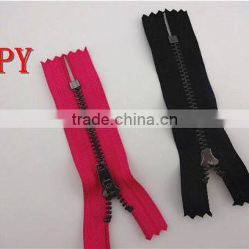 Y Teeth metal zipper for India