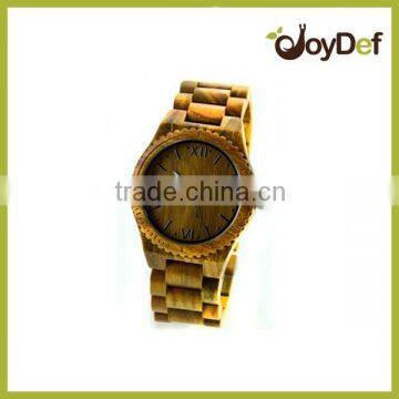 2016 Popular Bamboo Wood Wrist Watch /wristwatch With Logo Engraved photo-3