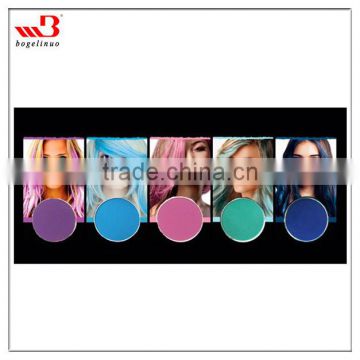 round temporary hair color chalk