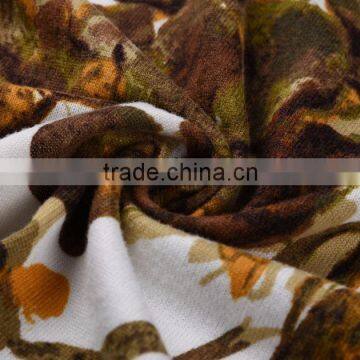 Fashion New Products 2016 Brushed Printed Fabric DTY Polyester Fabric