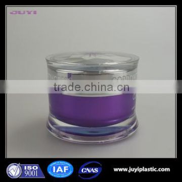 Amazing beautiful wide range classical hot-selling high quality waist acrylic jar luxury cosmetic container packaging