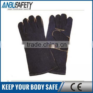 Good prices leather safety working hand gloves with EN 388