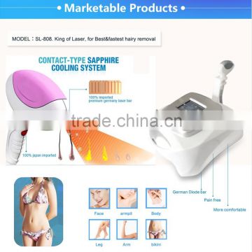 Portable unique coolrant 808nm alma diode laser hairy removal effective from China beauty machine factory cheap!