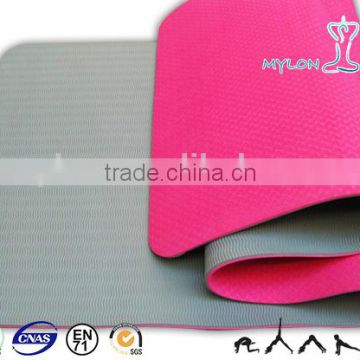 high elasticity anti-slip colorful comfortable tpe yoga mat