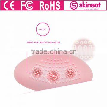 skineat hot selling soft silicone female's Chest Vibrating Massager