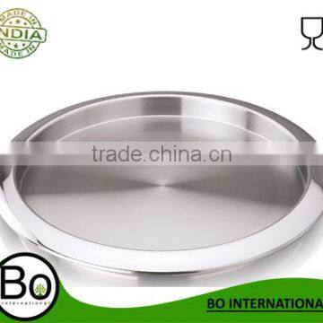 Promotional bar stainless steel cafeteria tray