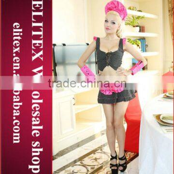 Unique newest lady's fashion cosplay sexy bar maid costume