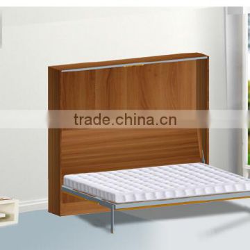 horizontal type folding wall bed mechanism with a sofa