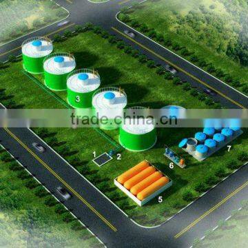 Puxin Hi-tech and economical biogas digester for electricity