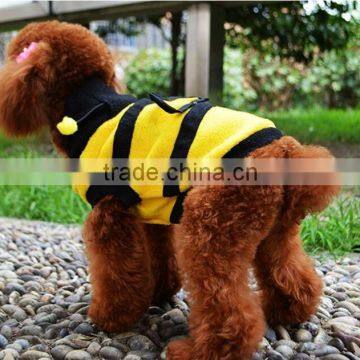 Cosplay Dog Clothes Polar Fleece Halloween Pet Costumes Bee photo-2