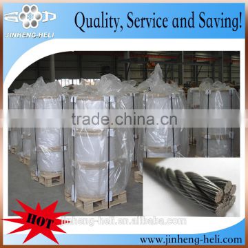 Hot dipped galvanized zinc coated steel stranded wire