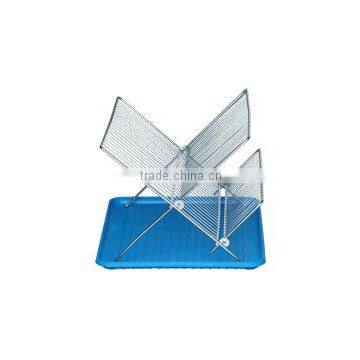Metal Dish Rack With Plastic Tray photo-2