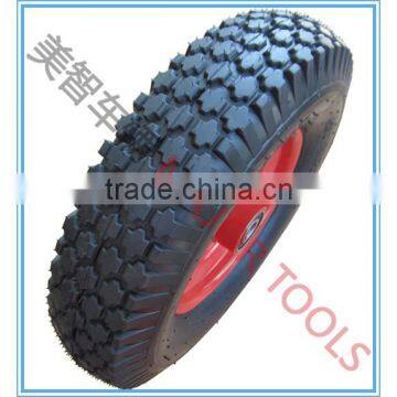 4.00-8 Pneumatic Rubber Wheelbarrow Wheel photo-3